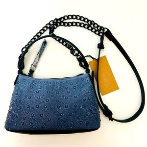 Steve Madden Ombre with Crystal Shoulder Crossbody Bag with detachable straps